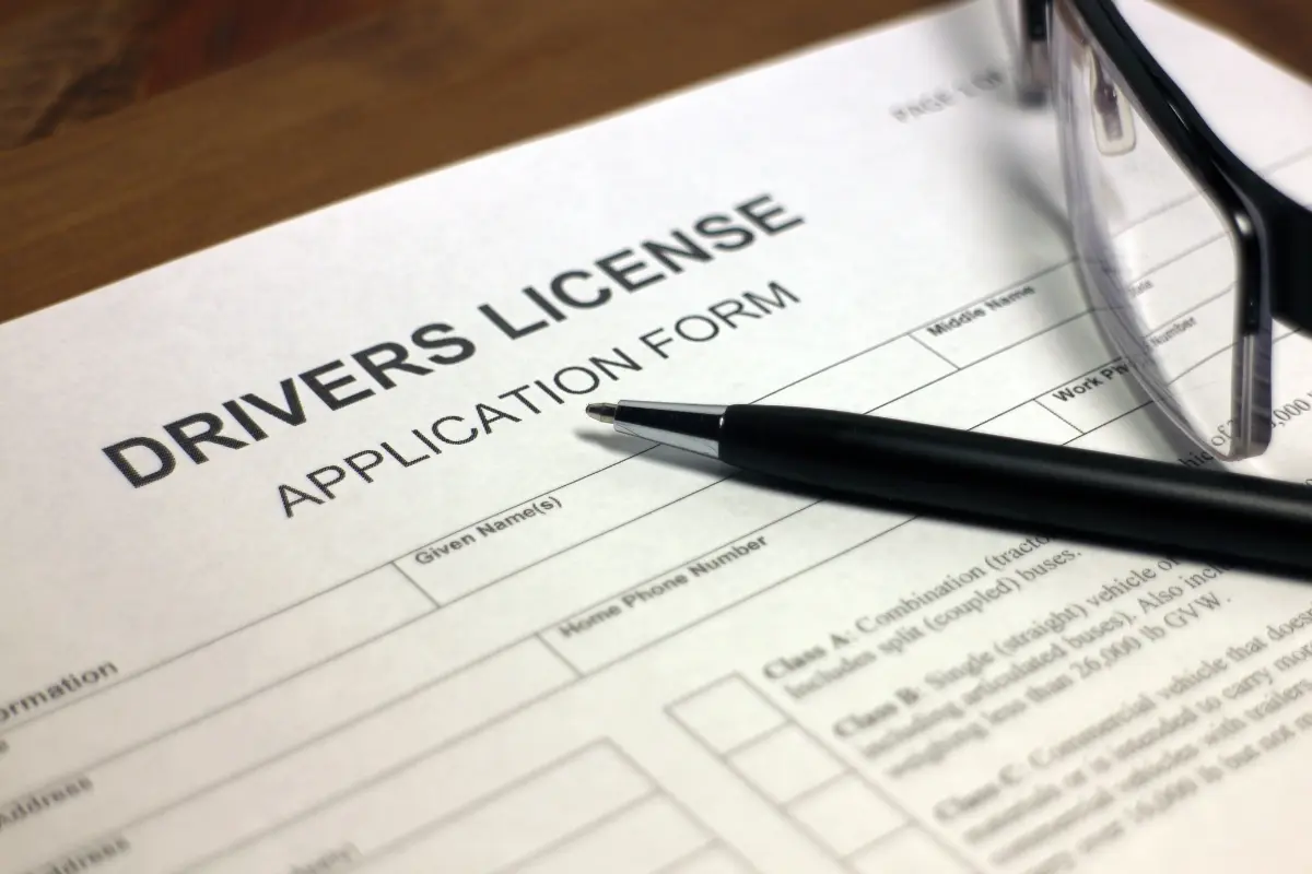 China Driver's License Application Form